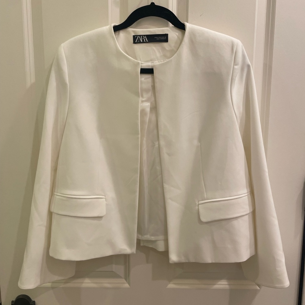 White Zara Blazer